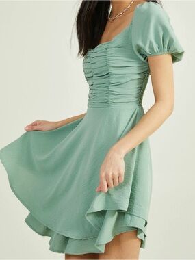 kiwi & co green dress | Dresses | Kiwi Co Bow Infinity dress